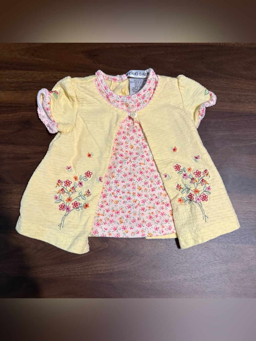 Baby girl vintage cardigan shirt